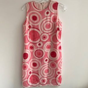 Emanuel Ungaro Silk Vintage Abstract Circle Dress